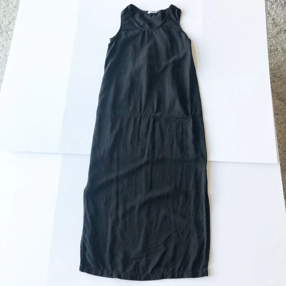 Russ Berens Vintage Black Sleeveless Maxi Dress Womens Small - Picture 3 of 7
